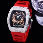 Swiss Quality Replica Richard Mille RM51-01 Skeleton Diamond Bezel Watch